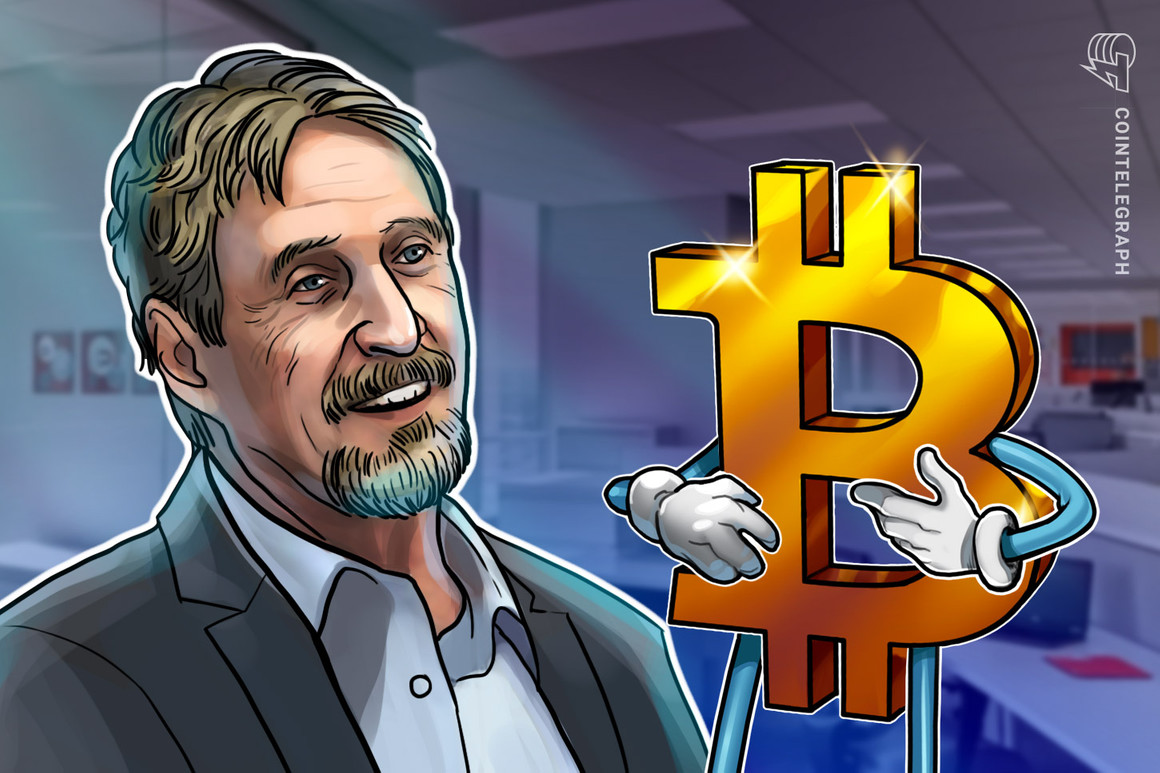 The late John McAfee tells the story of how he first found out about Bitcoin
