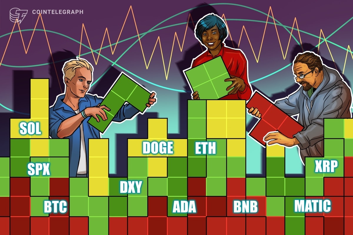 Price analysis 4/17: SPX, DXY, BTC, ETH, BNB, XRP, ADA, MATIC, DOGE, SOL